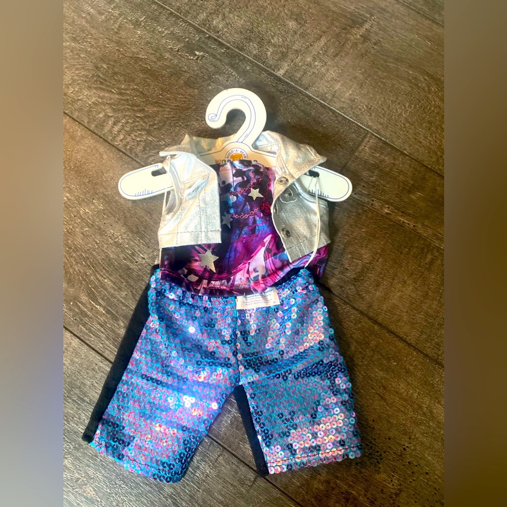 Build a bear ROCK STAR outfit